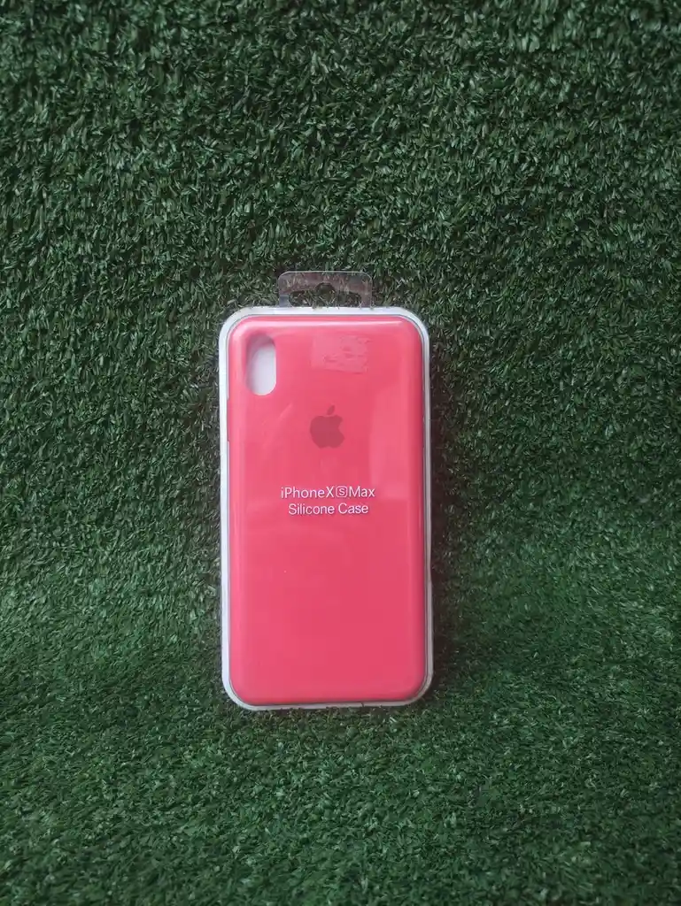 Iphone Xs Max | Forro Protector| Silicone Case | Rojo Neon |samsung | Carcasa | Funda | Anti Humedad