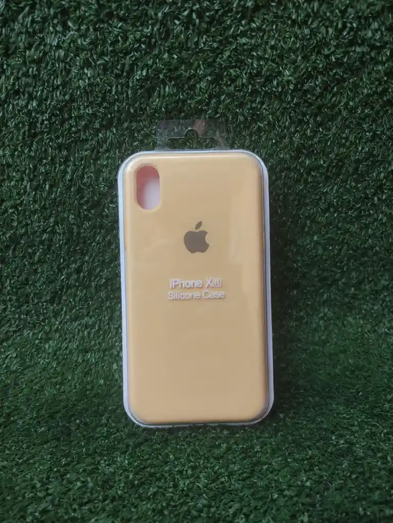 Iphone Xr | Forro Protector| Silicone Case | Amarillo Maiz | Iphone | Carcasa | Funda | Anti Humedad