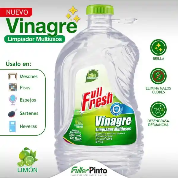 Vinagre De Limpieza Full Fresh 3785 Ml