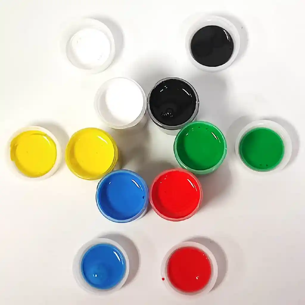 Set De Temperas Pelikan Color Boom X24 Unidades + 2 Pinceles + 1 Paleta