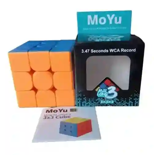 Cubo Rubik 3x3 Meilong Moyu Stickerless Speed