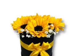 Caja De Flores De Girasol