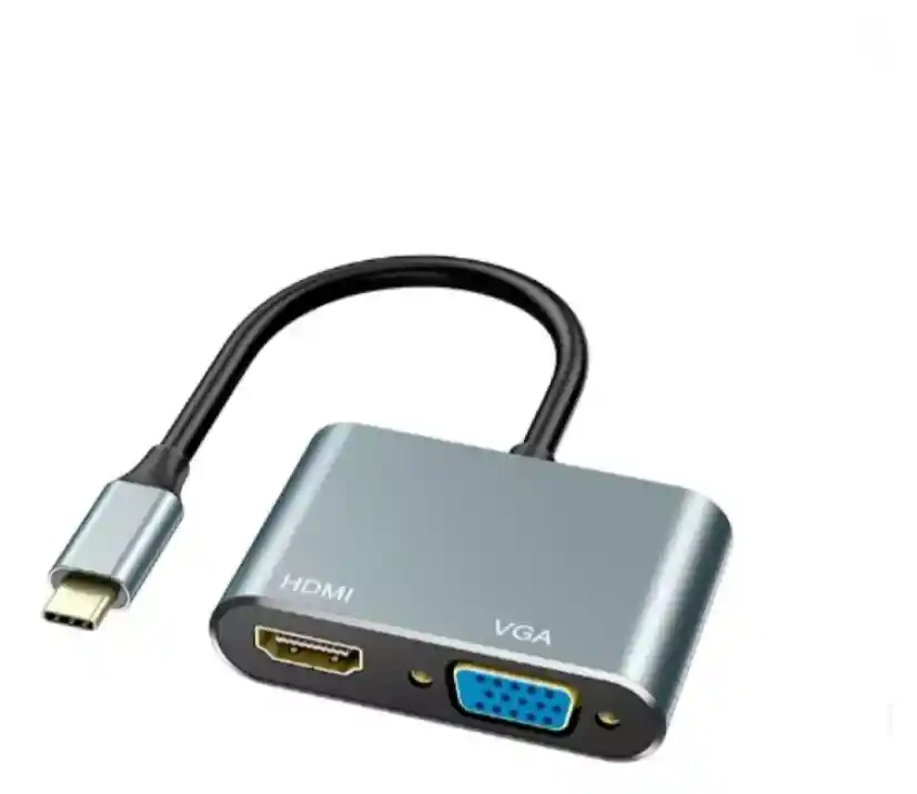 Cable Adaptador Tipo C 4 Video Usb 3.0 A Adaptador Vga Hdmi