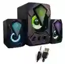 3 Parlantes De Pc G3 Usb Altavoz Unidad Accionamiento 2,0pul