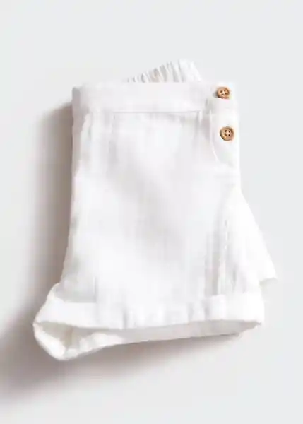 Short Efeso Off White Talla 64 Niños Mango