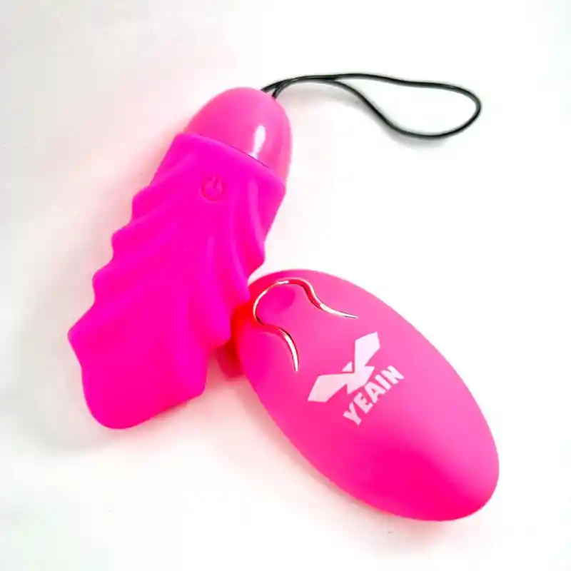 Huevo Vibrador Inalámbrico Recargable Clítoris Anal Punto G Sakura