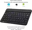Teclado Bluetooth Inalambrico Recargable Pequeño Ipad Mac Android Windows