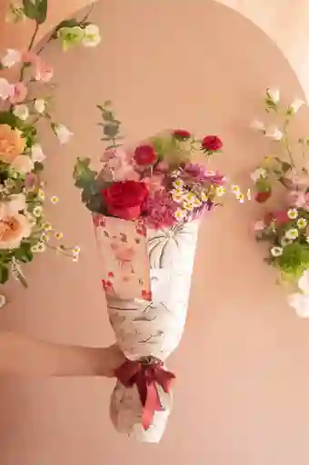 Bouquet Dos De Corazones