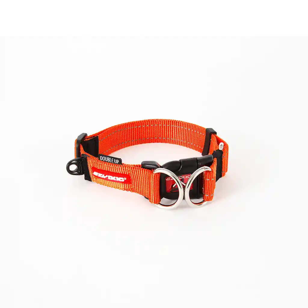 Ezydog Collar Double Up L Naranja 39-59 Cm Para Perro