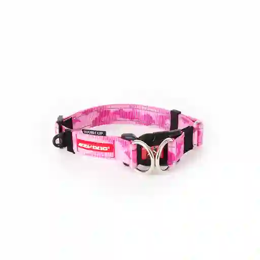 Ezydog Collar Double Up Xl Camuflado Rosado 47-71 Cm Para Perro