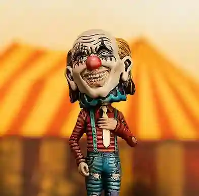 Bobblehead Edgar Allan- Lion Rolling Circus