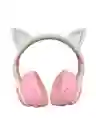 Diadema Bluetooth Orejas De Gato Rosa Con Luces Epik