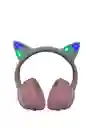 Diadema Bluetooth Orejas De Gato Rosa Con Luces Epik