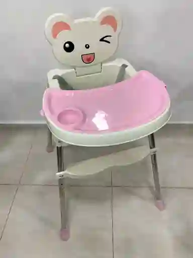 Silla De Comer De Bebe Gatita 4 En 1 Bz-507 Rosada