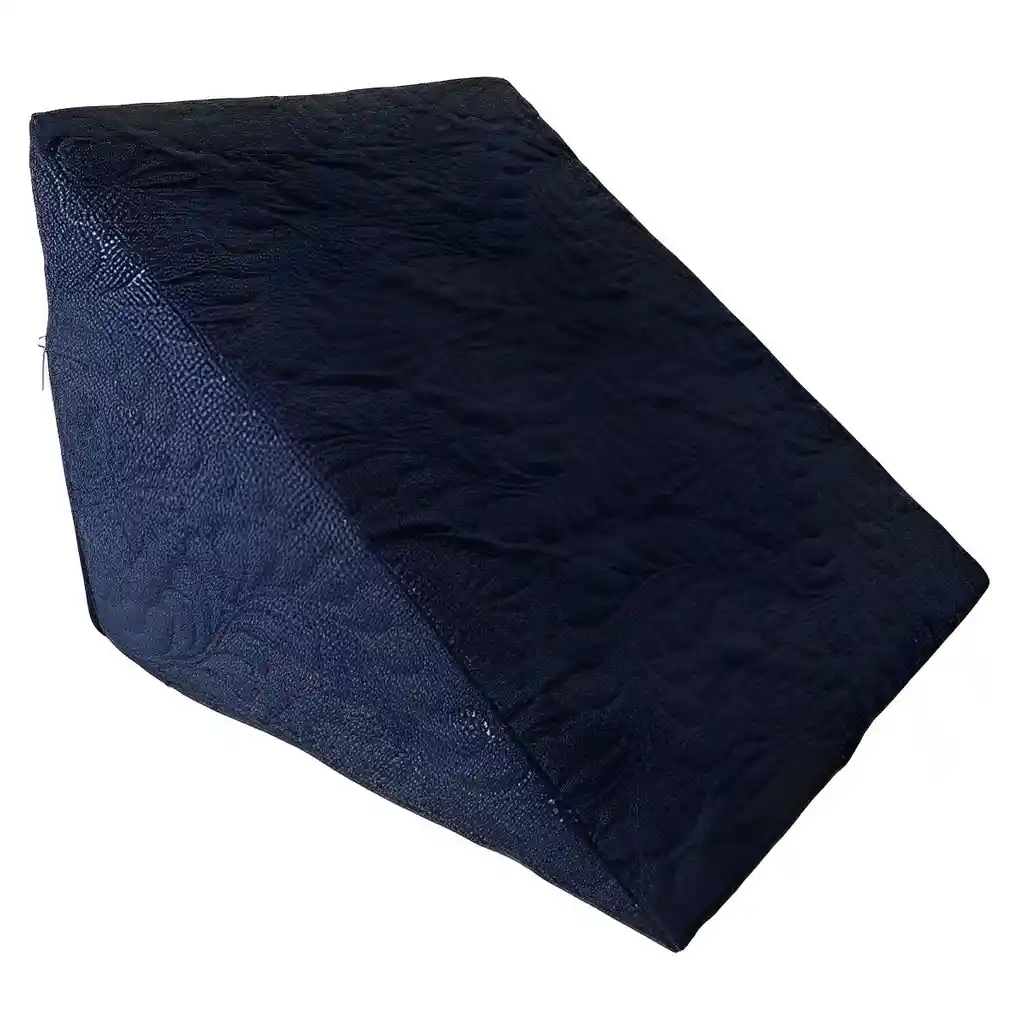 Almohada De Espuma Posición Confort Para Cuerpo Azul Oscuro