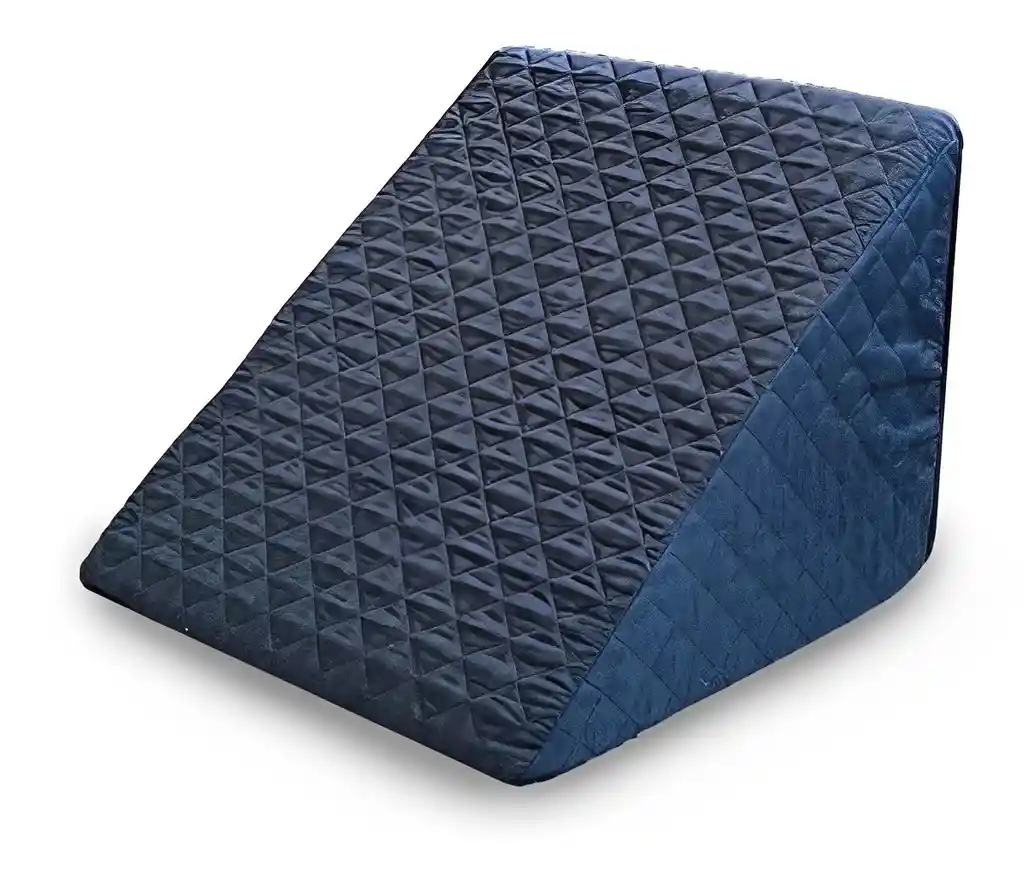 Almohada De Espuma Posición Confort Para Cuerpo Azul Oscuro