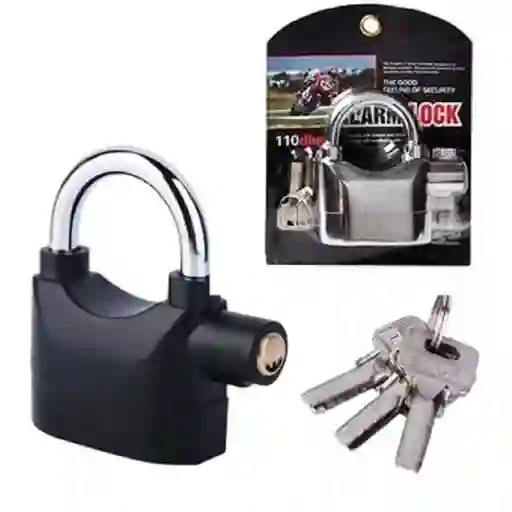 Candado De Seguridad Con Alarma