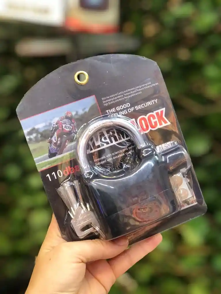 Candado De Seguridad Con Alarma