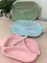 Lonchera Pequeña De 3 Compartimientos + Cuchara