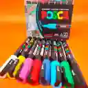 Marcador Gráfico De Vinilo, Posca Pc-3m Set X 8 Colores