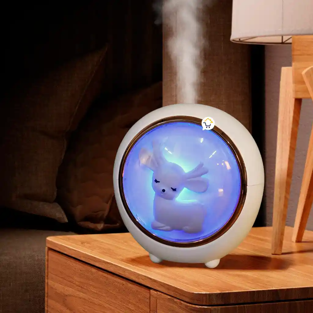 Mini Humidificador Difusor Aromas Led Ambientador Aromaterapia