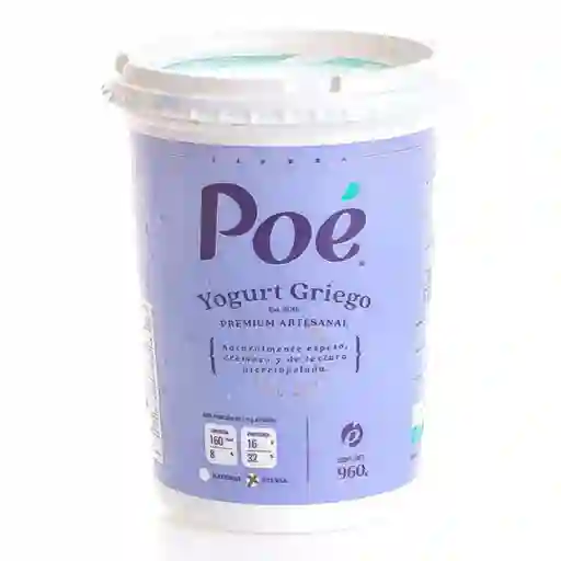 Yogurt Griego Stevia 960gr (poe)	