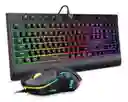 Combo Teclado + Mouse Gamer Rgb Negro Onikuma