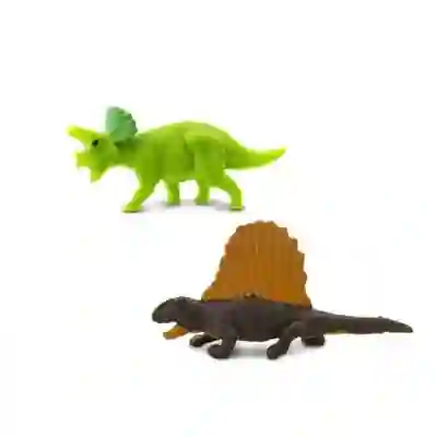 Figura Coleccionable Mini Triceratops & Dimetrodons Safari Ltd