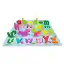 Abc Minúsculas, Inglés Animales Encajables