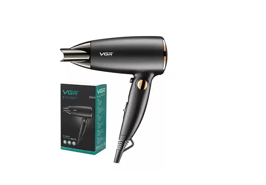 secador de cabello compacto VGR 1600 watts