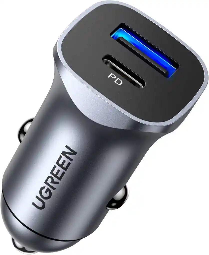 Cargador Carro Usb Tipo C Qc 3.0 Carga Rapida Iphone, Xiaomi