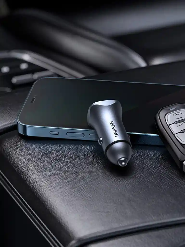 Cargador Carro Usb Tipo C Qc 3.0 Carga Rapida Iphone, Xiaomi
