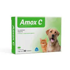 Amox C 125 Mg X 30 Tabletas