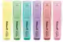 Resaltador Pastel Textmarket L Flash Pelikan Caja *6 Uds