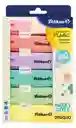 Resaltador Pastel Textmarket L Flash Pelikan Caja *6 Uds