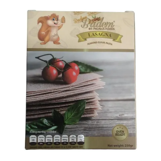 Pasta Para Lasagna Natural - Badem X 250 G