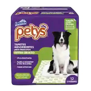Tapetes Absorbentes Petys Extra-gruesos X 12 Und