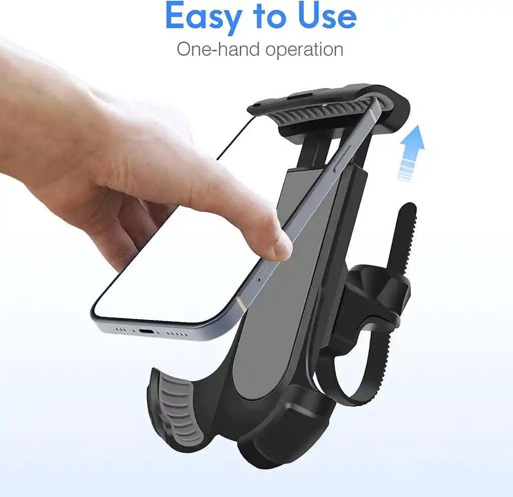 Soporte De Celular Para Moto Bicicleta Facil Instalacion 360