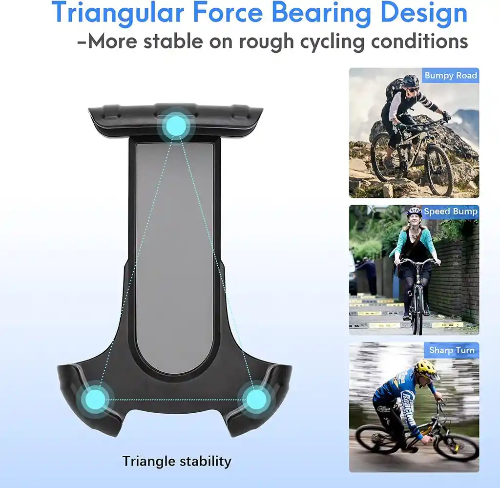 Soporte De Celular Para Moto Bicicleta Facil Instalacion 360