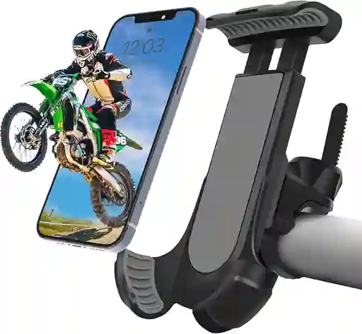 Soporte De Celular Para Moto Bicicleta Facil Instalacion 360