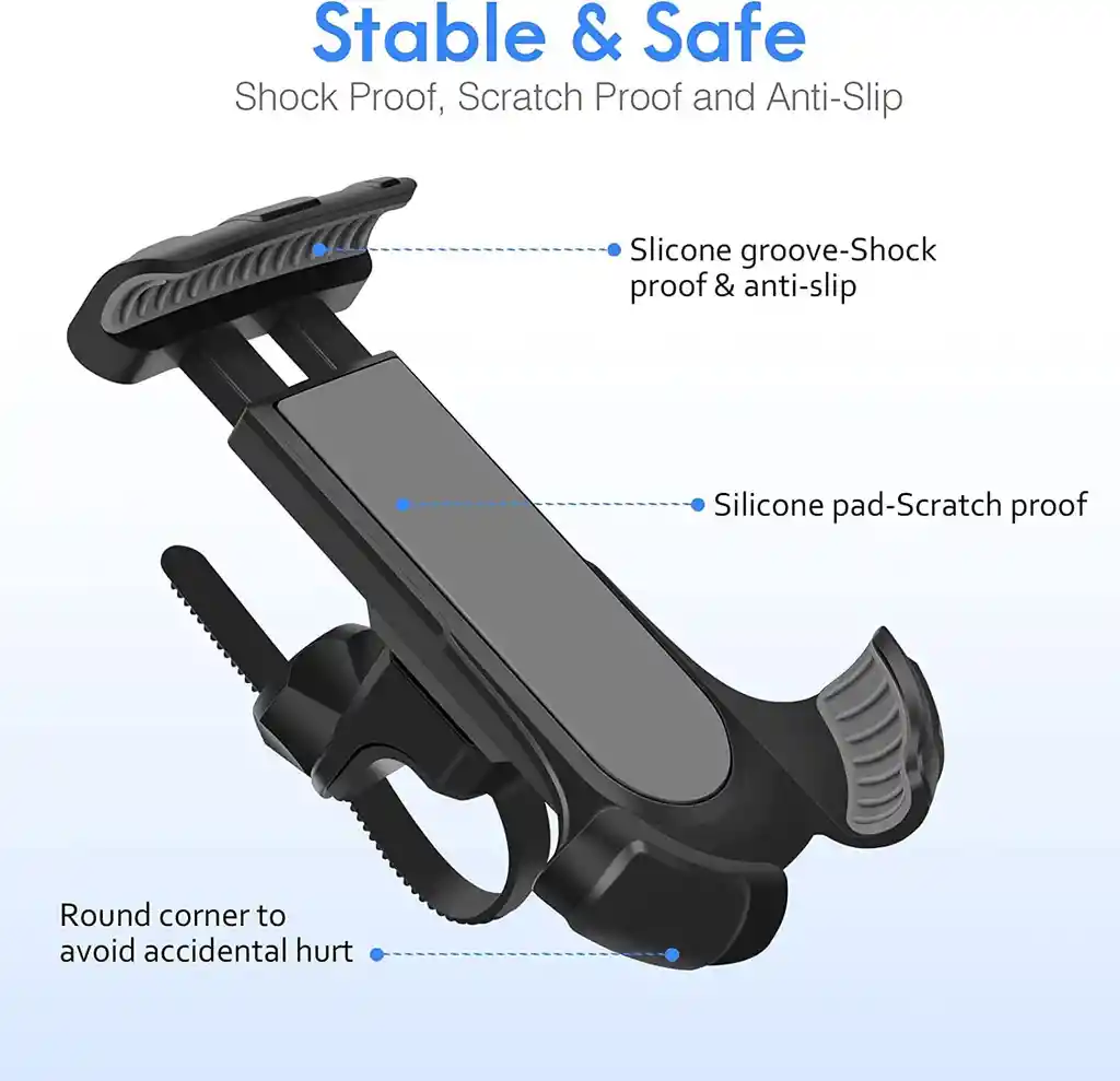 Soporte De Celular Para Moto Bicicleta Facil Instalacion 360