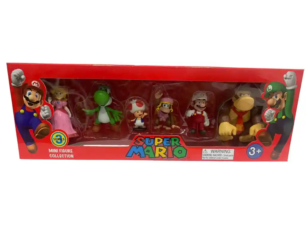 Set Super Mario Mini Figuras Colección *6unidades