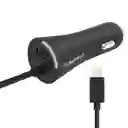 Cargador Auto 30w Usb-a Y Cable Lightning Puregear