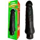 Vibrador 21cm Lennon Dildo Silicona Color Negro Black Vibrator