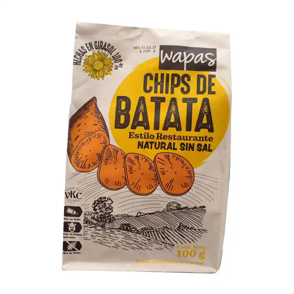 chips de batata 100gr (Wapas)