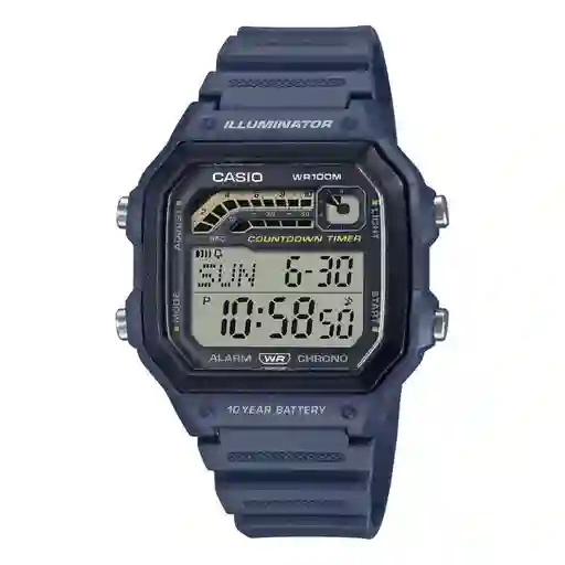 Reloj Casio Caballero Referencia Ws 1600h 2a Diseño Deportivo