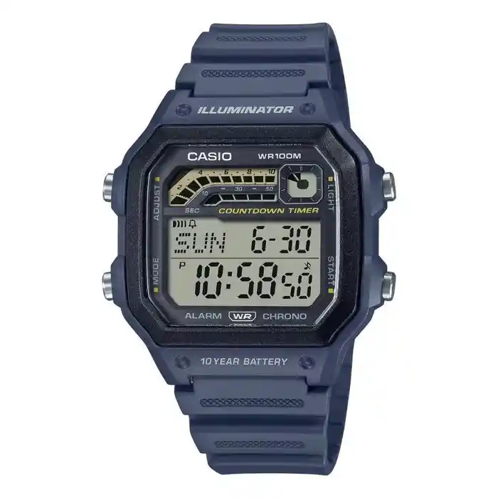 Reloj Casio Caballero Referencia Ws 1600h 2a Diseño Deportivo