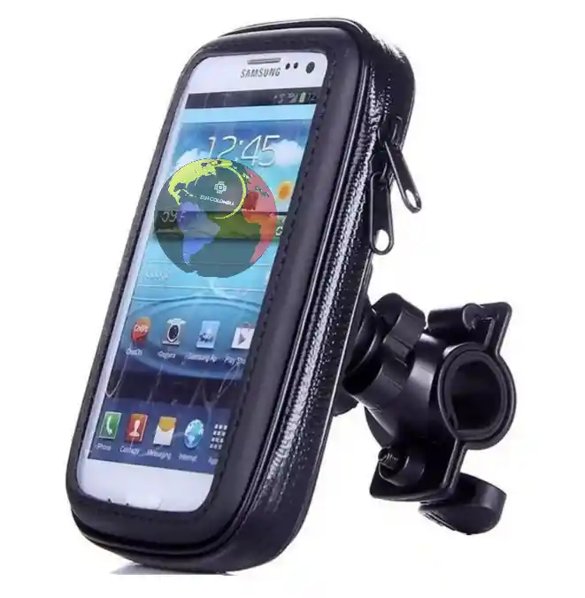 Estuche Soporte Holder Celular Impermeable Moto Cicla Tactil Gps Para Mensajeros