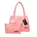 Cartera Bolso Mujer Dama Karla Chacon Gema Rosa