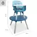 Bebesit Silla Comedor Baby Desk 3 En 1 Blue